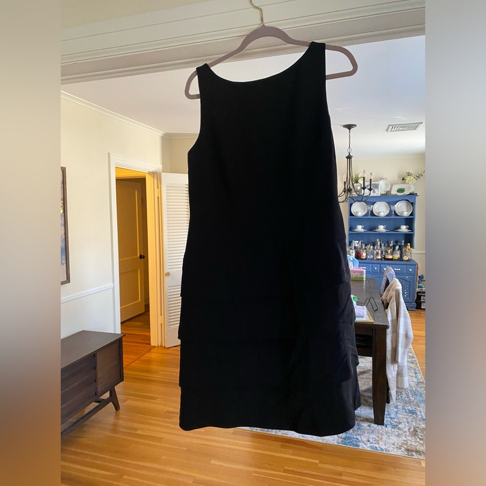 Lauren Ralph Lauren sleeveless shift dress.
